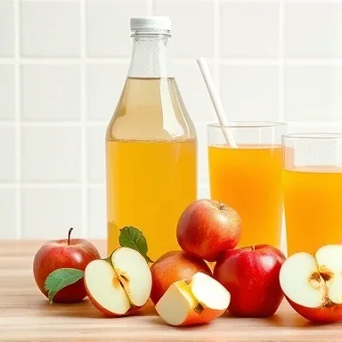 آب سیب یک و نیم لیتری