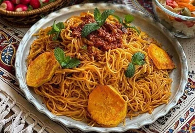 ماکارونی با سویا