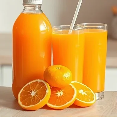 آب پرتقال یک و نیم لیتری